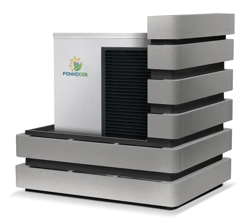 Przekrój osłony dźwiękochłonnej serii SWK do Pompy ciepła