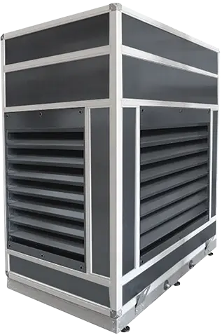 Osłona wyciszająca pompy ciepła serii V w kolorze czarnym. Wycisz pompe ciepła o 19 db(A)